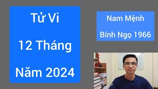 Tử Vi 12 Tháng Năm 2024 Nam Mệnh Tuổi Bính Ngọ 1966 [upl. by Enilesor]