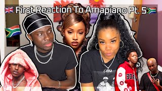 BRITISH FIRST REACTION TO AMAPIANO PT5 🇿🇦ft Yahyuppiyah Lyrics SA Uncle Waffles Tiktok Dance [upl. by Howe246]