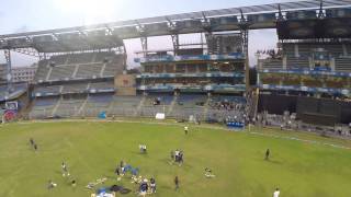 An aerial view of the Wankhede Stadium in Mumbai [upl. by Eceinal]