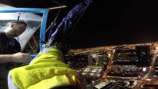 Stratosphere Las Vegas Sky Jump Funny Shit My Scary Ass [upl. by Breskin]