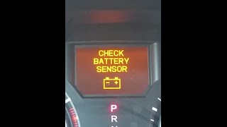 CHECK BATTERY SENSOR MESSAGE EASY FIX ON HONDA OR ACURA VEHICLES [upl. by Ileray33]