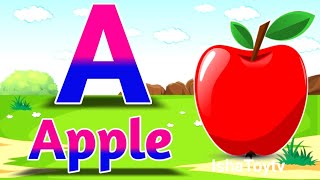 One two three 1 to 100 counting ABCD A for Apple 123 Numbers learn to count Alphabet a to z [upl. by Kries]