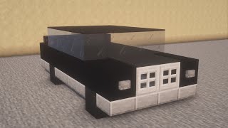 Minecraft How to build a Simple Car  Tutorial [upl. by Georgena899]