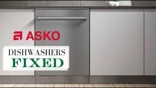 Dishwasher ASKO DW40 How to clean filter system troubleshooting for F11 and F52 [upl. by Nitsirc]