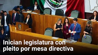 Inician legislatura con pleito por mesa directiva  Monterrey [upl. by Boiney]