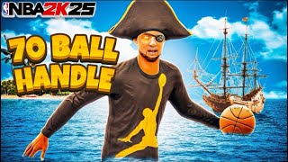 NEW BEST DRIBBLE MOVES FOR 70 BALL HANDLE IN NBA 2K25 SPEEDBOOSTING DRIBBLE TUTORIAL 2K25 [upl. by Airun]