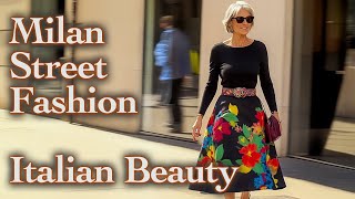 🍁 Fall 2024 Milan Street Fashion Elegant Chic looks for every day New season  new trends [upl. by Seiter297]