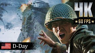 Call of Duty 2 4K60fps Hardened Walkthrough Part 8 American Campaign  DDay [upl. by Reppart937]