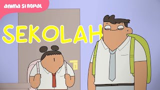 Kartun Lucu  Lagu Semangat Sekolah yang Aneh [upl. by Butta]