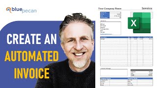 How to Create an Automated Invoice in Excel  Including Formulas and Customer Database [upl. by Nylyrehc]