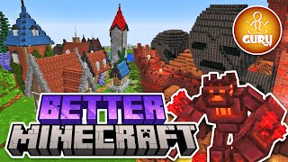 Battle with Nether Keeper and exploring whats new in the nether  Better Minecraft Mod [upl. by Assilanna]