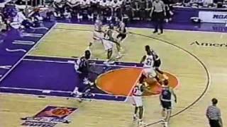 Shaquille ONeal breaks the backboard vs Suns in rookie season [upl. by Socrates]