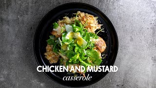 Mustardy chicken casserole with hashbrown crust recipe dinner [upl. by Newmann315]