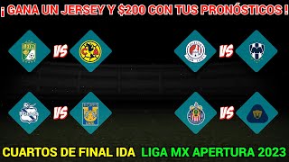 FECHAS HORARIOS y CANALES CONFIRMADOS para los CUARTOS DE FINAL en la Liga MX APERTURA 2023 [upl. by Sedgewinn2]