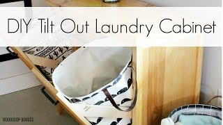 How to Build a Tilt Out Laundry Cabinet [upl. by Fira]