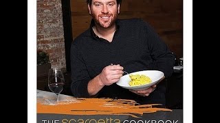 Scott Conant The Scarpetta Cookbook Handsigned [upl. by Hgielak]