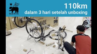 Unboxing dan review sepeda MARIN NICASIO [upl. by Ahen]