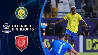 Al Nassr vs Al Duhail Extended Highlights  AFC Champions League  CBS Sports Golazo  Asia [upl. by Cumine]