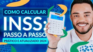 INSS como calcular Tabela INSS 2024 e como calcular desconto do INSS sobre salário [upl. by Adnac]