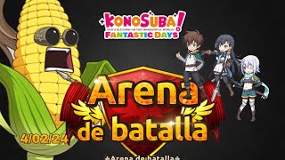 KonoSuba Fantastic Days Battle Arena Giant Corn [upl. by Tahmosh929]