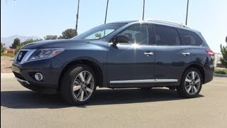 2014 Nissan Pathfinder Hybrid Quick Take First Drive Review [upl. by Earissed]