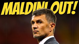 AC Milan owner FIRES Paolo Maldini leaving players and fans stunned [upl. by Llenrac823]