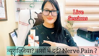 Dr RUKMANI ‘s live 623 नसों में दर्द Rx REPL 140 Neuralgia drop for nerve pain  Facial pain [upl. by Yenatirb]