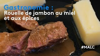 Gastronomie  rouelle de jambon au miel et aux épices [upl. by Noval]