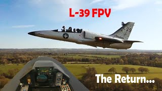 Freewing L39  Silver Albatros FPV with Real Data Display cockpit [upl. by Niarb]