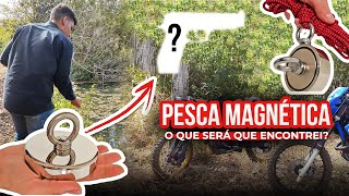 PESCARIA MAGNÉTICA EM RIO COM MOTO [upl. by Alister]