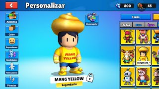 skin de Mang Yellow stumbleguys [upl. by Nehte427]