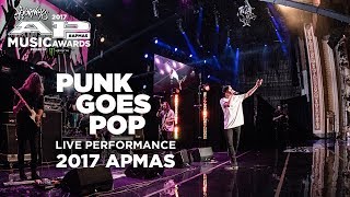 APMAs 2017 Performance PUNK GOES POP LIVE medley STATE CHAMPS [upl. by Edana]