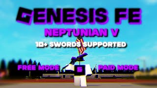 ROBLOX GENESIS FE NEPTUNIAN V SCRIPT  FLING  R6 amp R15  FREE  10 HATS SUPPORTED  FE HAT SCRIPT [upl. by Flori23]