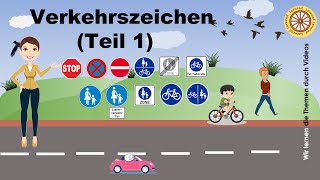 Verkehrszeichen und ihre Bedeutung Teil 1 I Grundschule I HD [upl. by Eelik]