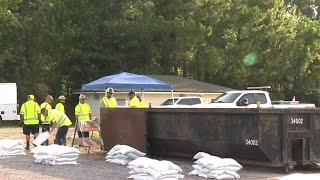 New tech helps St Johns County supply 12000 free sandbags [upl. by Dammahom]