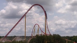 Intimidator 305 OffRide Kings Dominion HD 60fps [upl. by Yasmar]