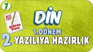 7Sınıf Din 1Dönem 2Yazılıya Hazırlık 📝 2023 [upl. by Massie]