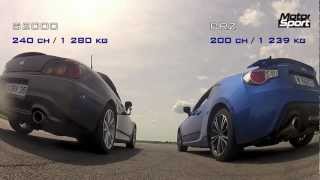 Drag race  Subaru BRZ VS Honda S2000 Motorsport [upl. by Enilhtak]