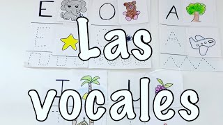 Actividades para aprender las VOCALES actividades divertidas para niños [upl. by Boy18]