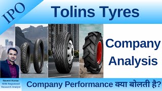 Tolins Tyres IPO  Tolins Tyres Limited Analysis  GMP  Review  IPO [upl. by Nauqaj]