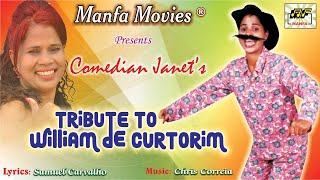 William de Curtorim  Com Janet  Superhit Konkani Song [upl. by Ahsakat]