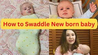 How To Swaddle New Born Baby  New Born Baby [upl. by Raven]