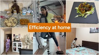 Efficiency at home  house chores gyming managing child’s co curriculum activities [upl. by Forelli]