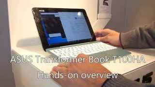 ASUS Transformer Book T100HA Hands On [upl. by Otrebire454]