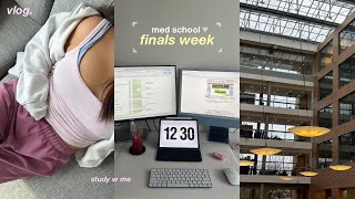 STUDY VLOG  2nd yr med school finals 🌟 [upl. by Htenek]