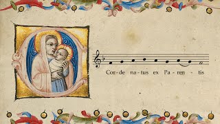 Corde Natus Ex Parentis  Of the Fathers Love Begotten  Divinum Mysterium Catholic Latin Chant [upl. by Marienthal]