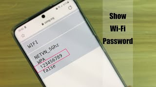 How to show WiFi Password using your Phone  NETVN [upl. by Gati]