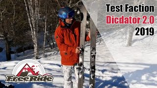 Test skis Faction Dictator 20 2019 [upl. by Oakleil]