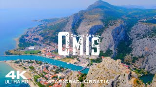 Omiš 2023 🇭🇷 Starigrad Drone Aerial 4K  Zadar Croatia Hrvatska Dalmatia [upl. by Darda696]