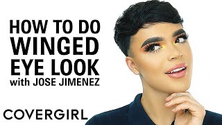 How to Do Winged Eyeliner Tutorial  COVERGIRL [upl. by Ttezil545]